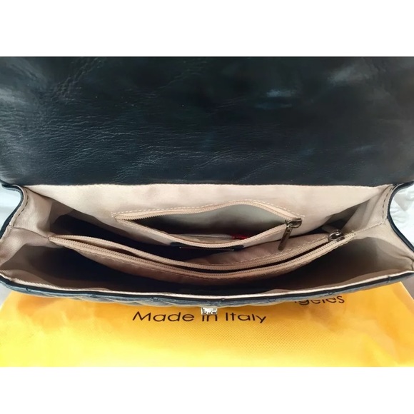 Mario Valentino Black Dora Quilted Leathe Bac - Picture 6 of 8